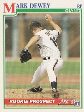 Mark Dewey - Score 91 Rookie Prospect Baseball Card